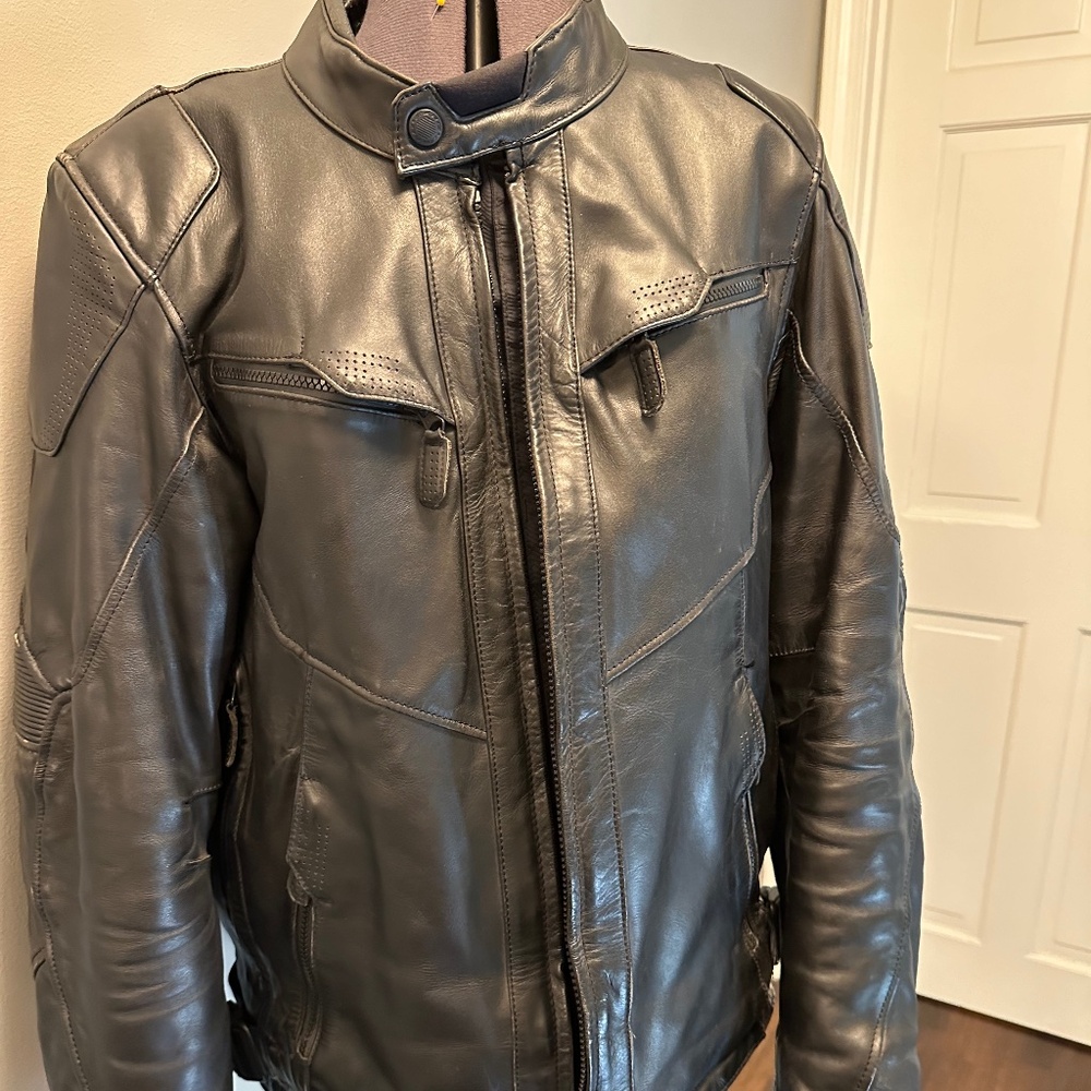 Harley-Davidson FXRG Leather Jacket Mens Large, Excellent Condition